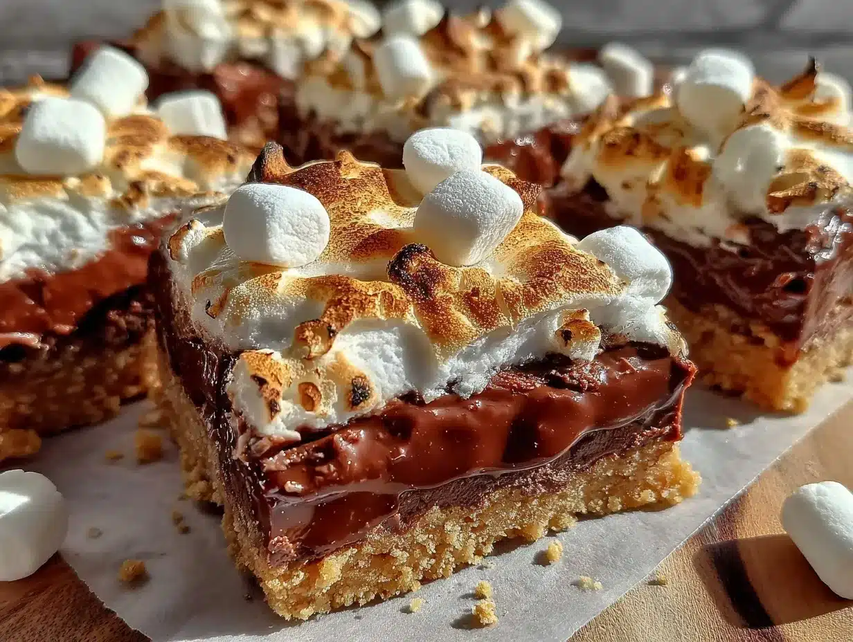 ultimate homemade s’mores bars preparation steps