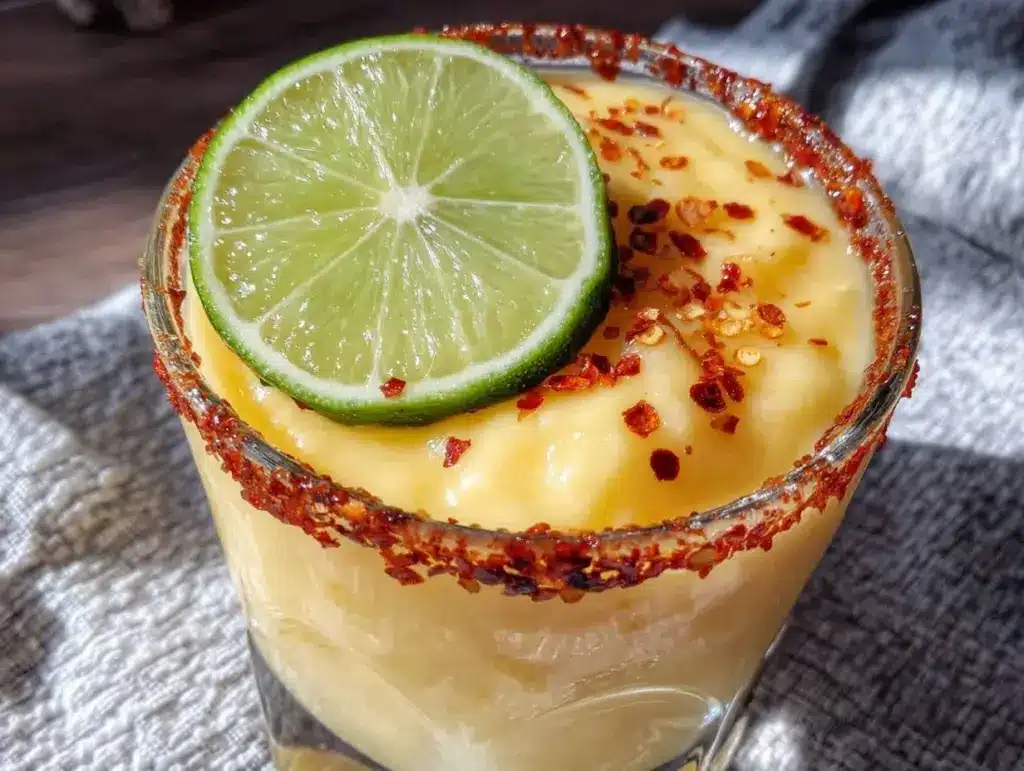 virgin mango coconut margarita - featured image