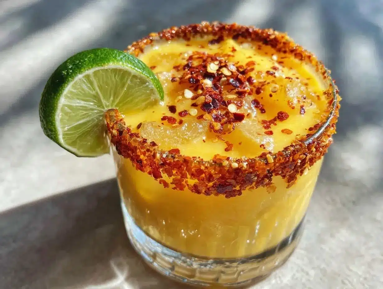virgin mango coconut margarita preparation steps