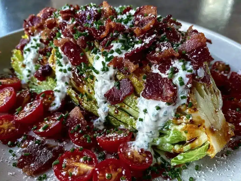 wedge salad recipe - featured image
