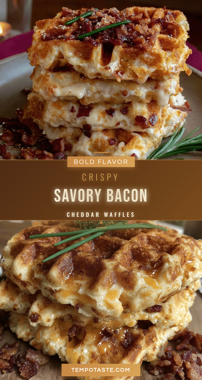 bacon cheddar waffles recipe