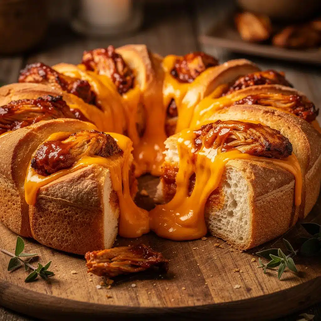 BBQ chicken pull-apart bread - featured image