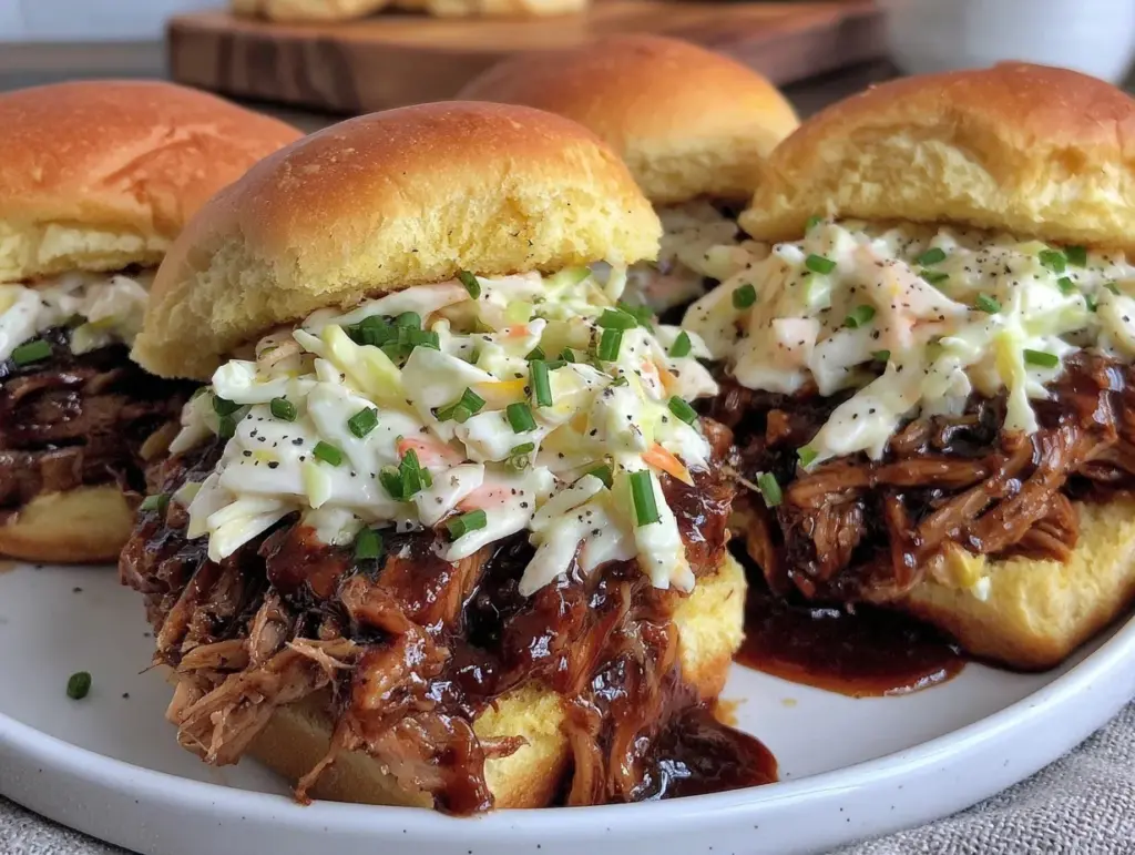 BBQ pulled pork sliders - featured image