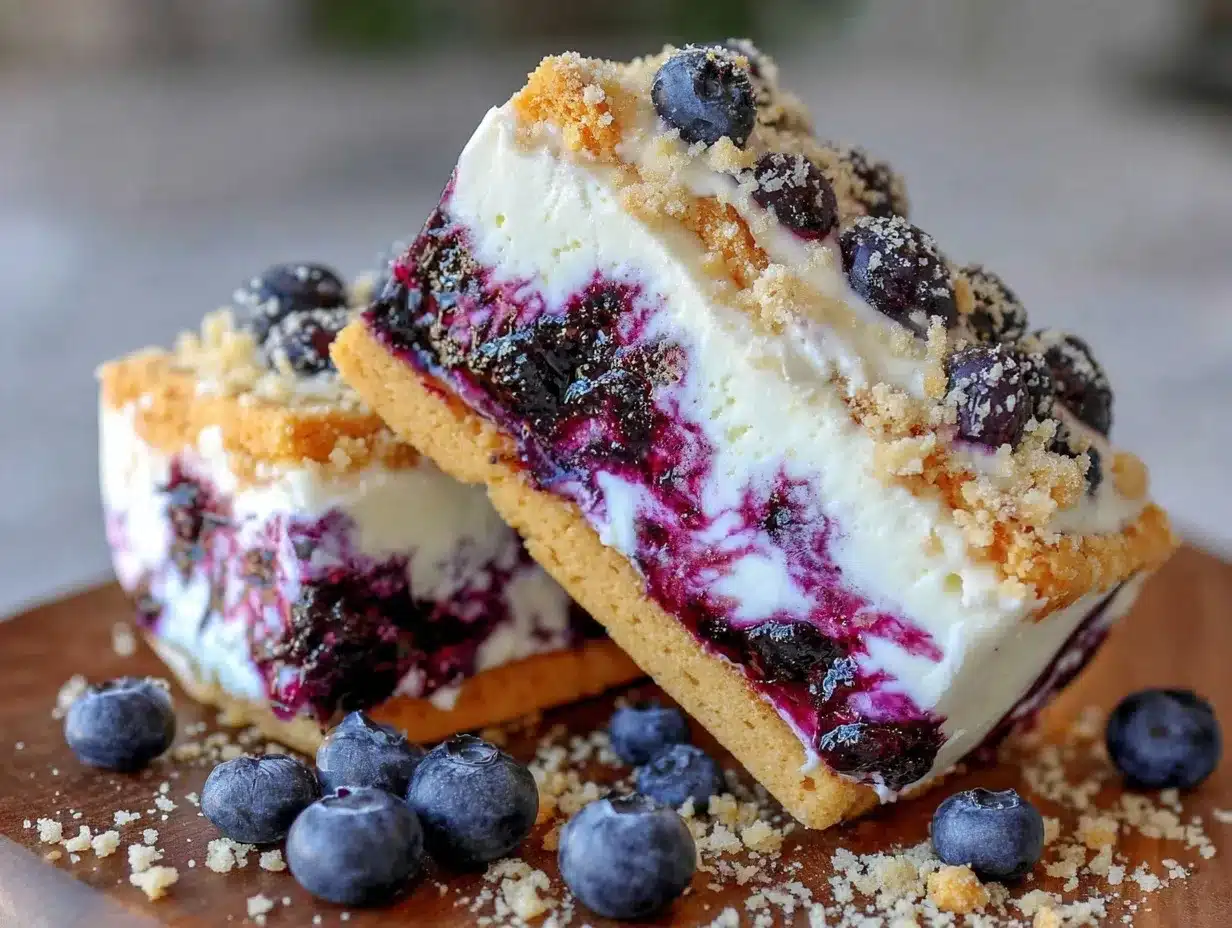 blueberry cheesecake ice cream sandwiches preparation steps