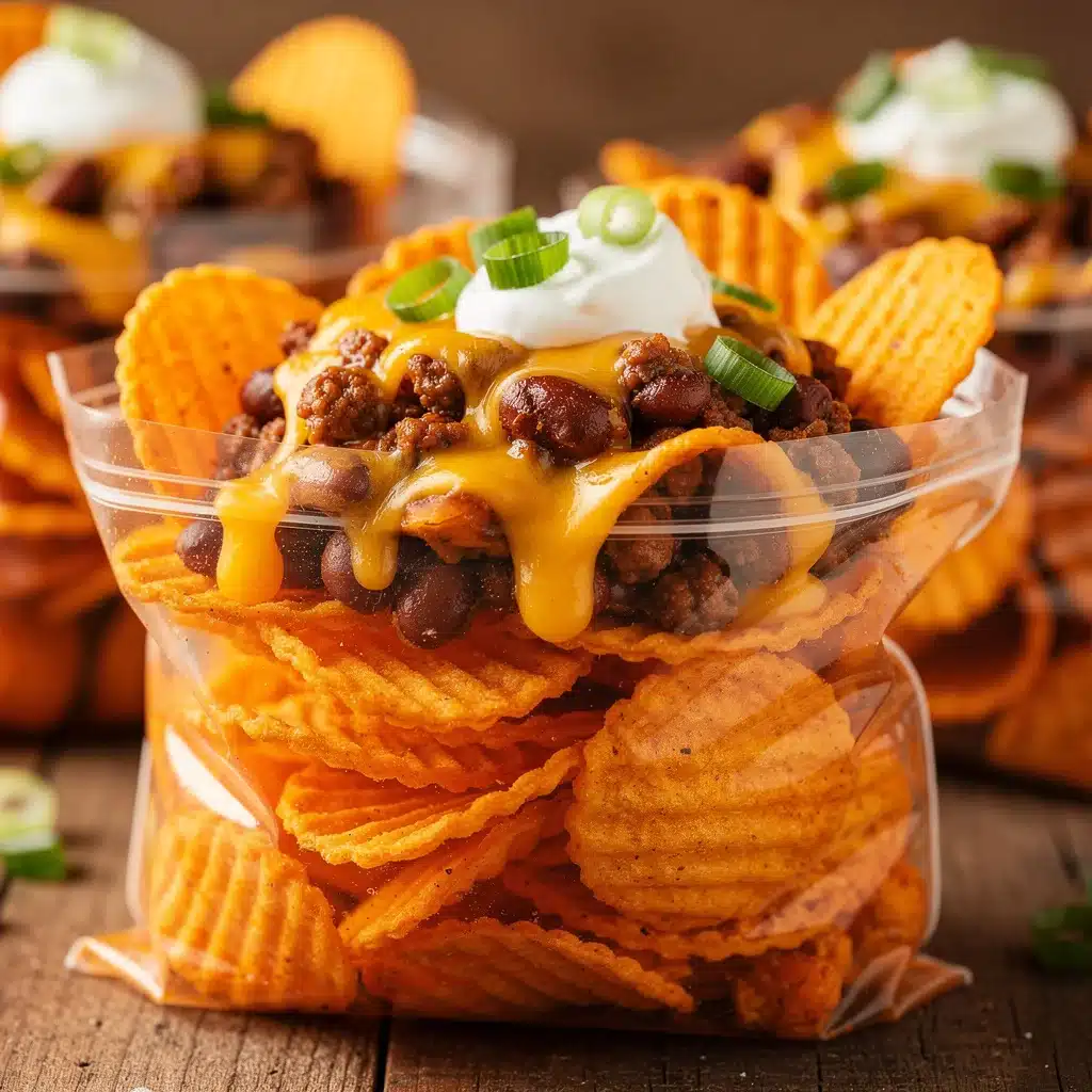 chili cheese frito pie bags - featured image