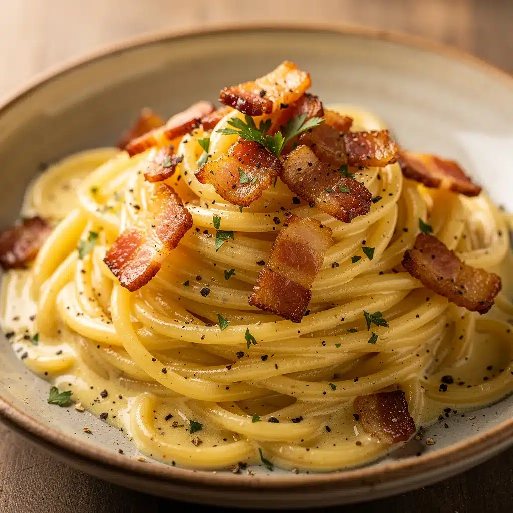 creamy homemade pasta carbonara preparation steps