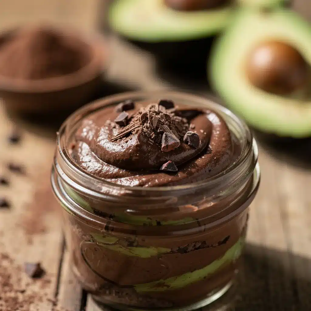 creamy keto chocolate avocado mousse preparation steps