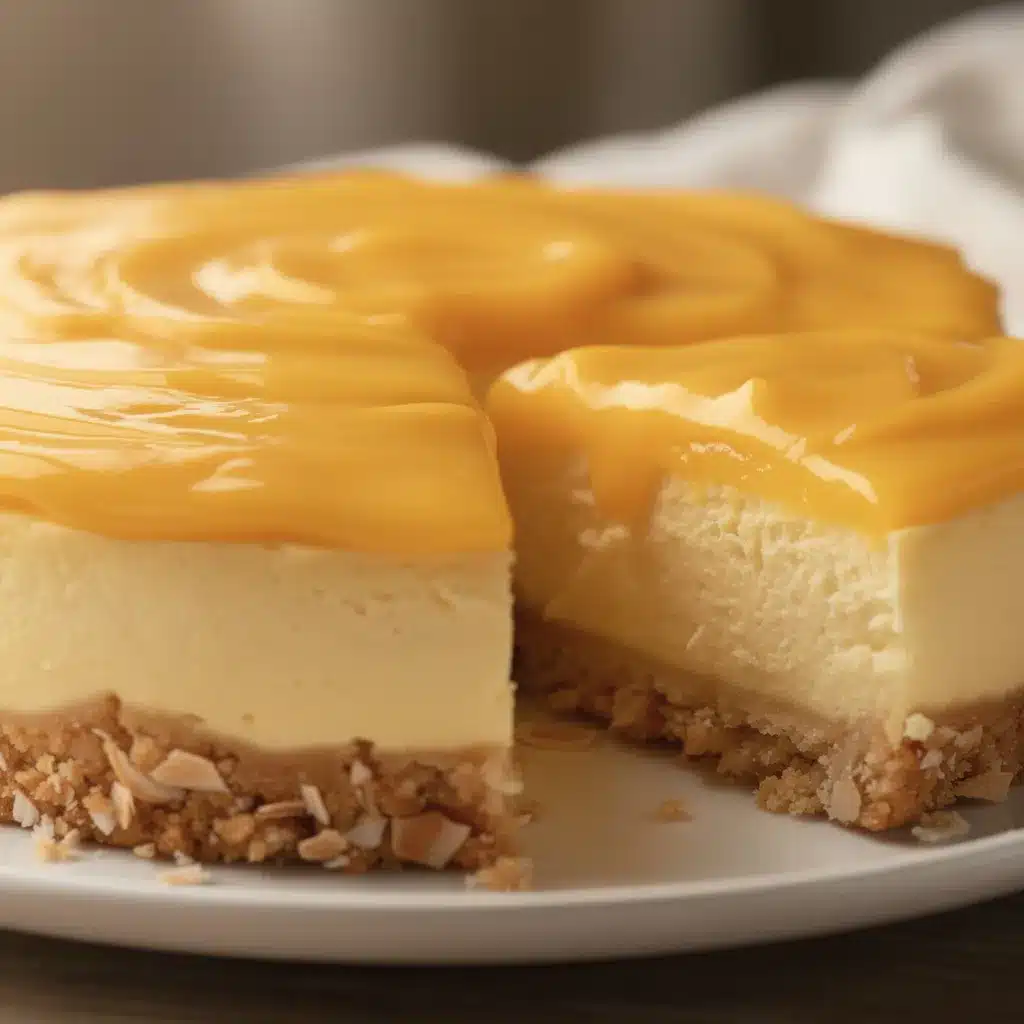 creamy no-bake mango cheesecake preparation steps