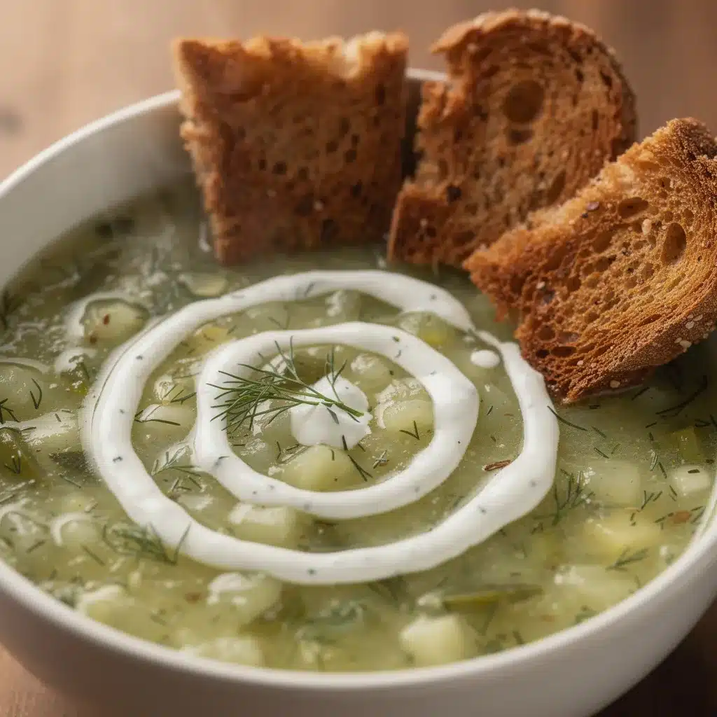 creamy pickle soup preparation steps