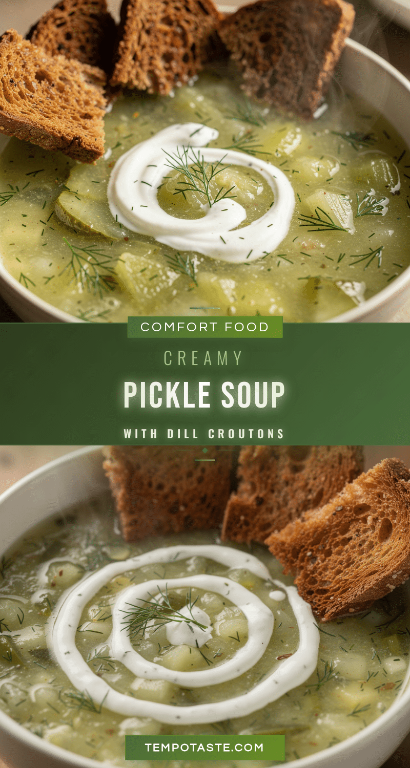 creamy pickle soup recipe