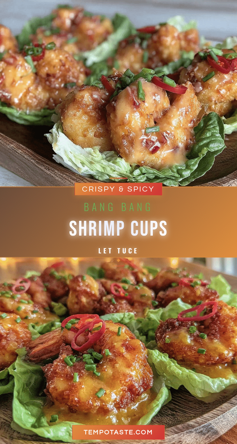 crispy bang bang shrimp lettuce cups recipe