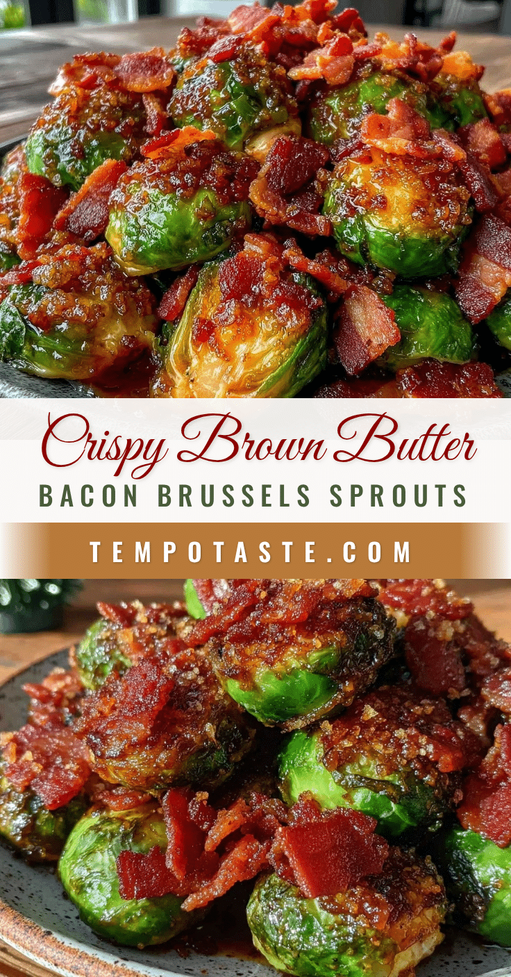 crispy brown butter bacon brussels sprouts recipe