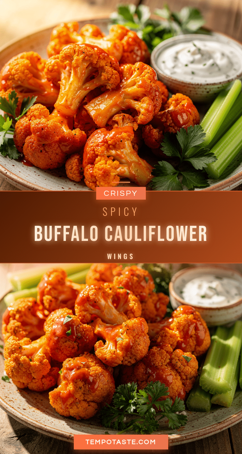 crispy buffalo cauliflower wings recipe