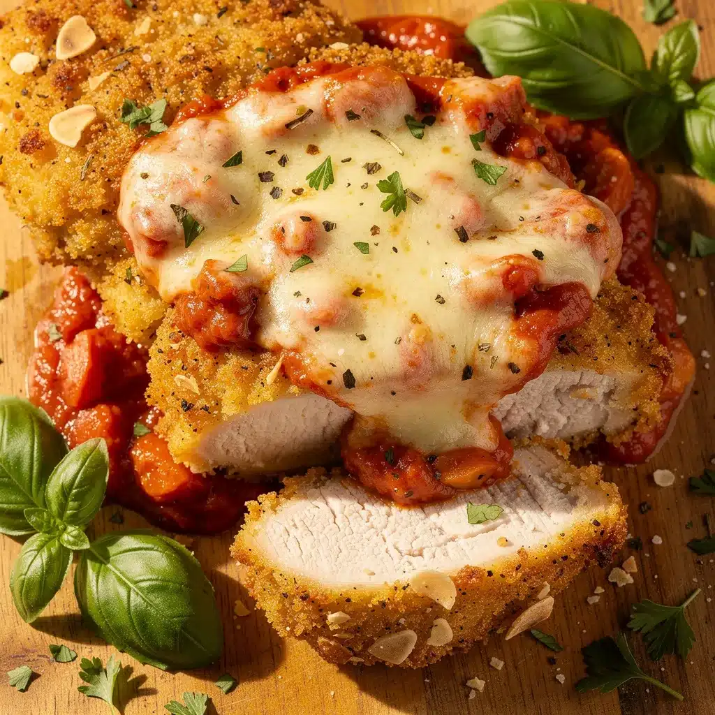 crispy gluten-free chicken parmesan preparation steps