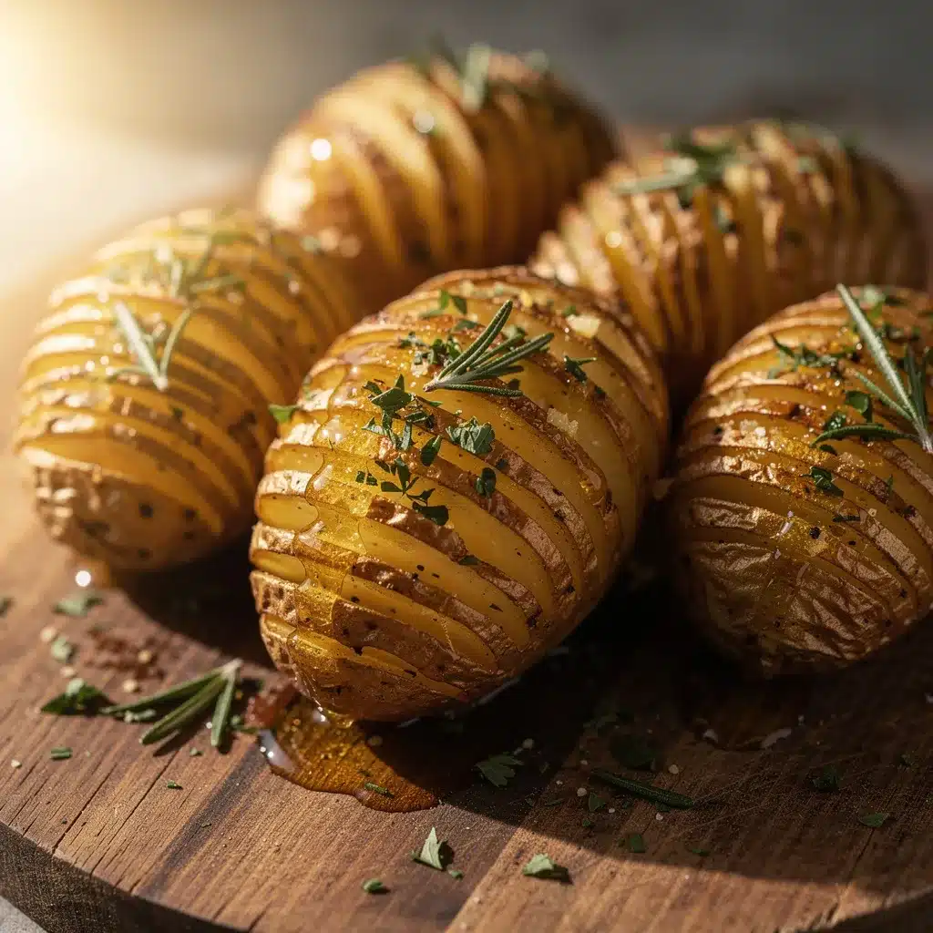 crispy hasselback potatoes preparation steps