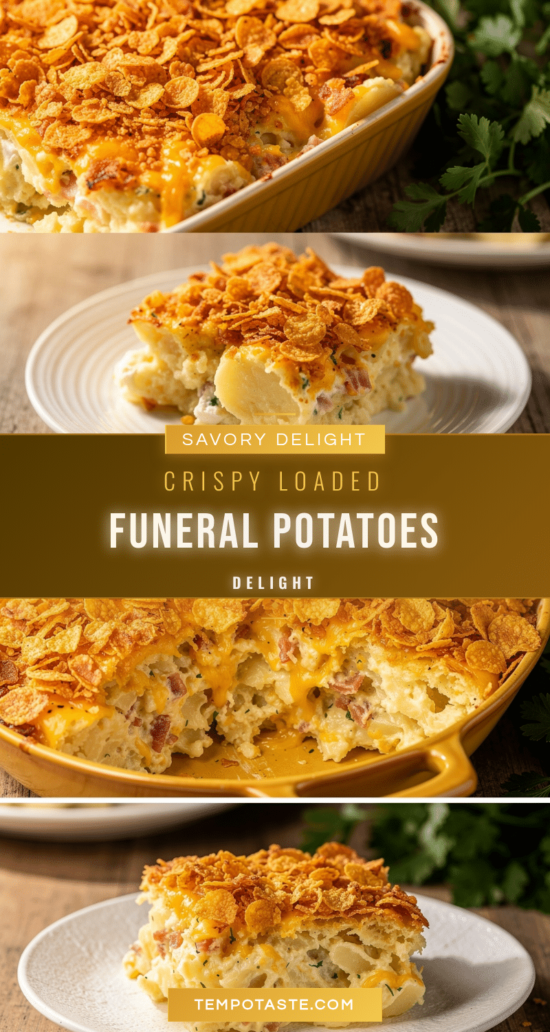crispy loaded funeral potatoes recipe