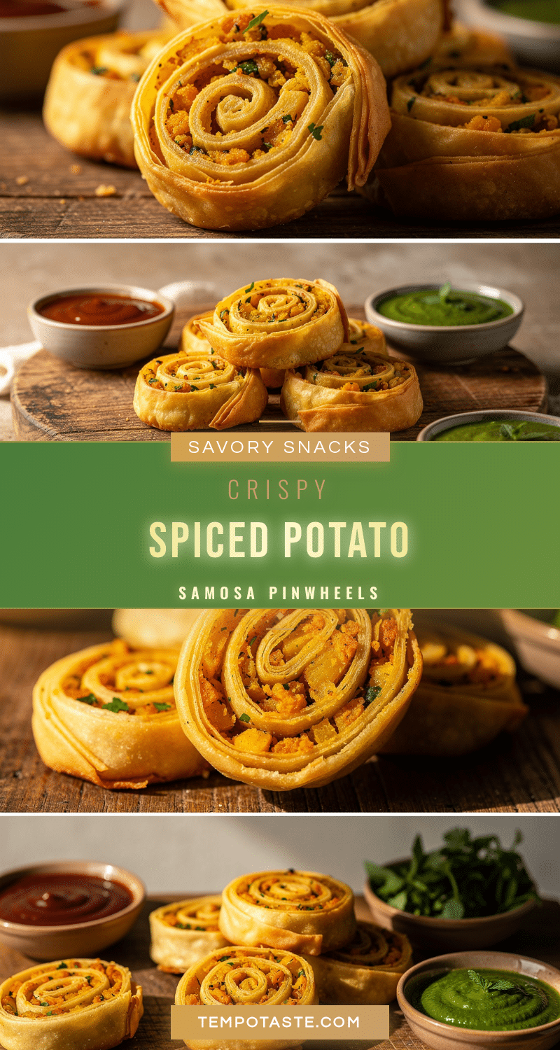 crispy samosa pinwheels recipe