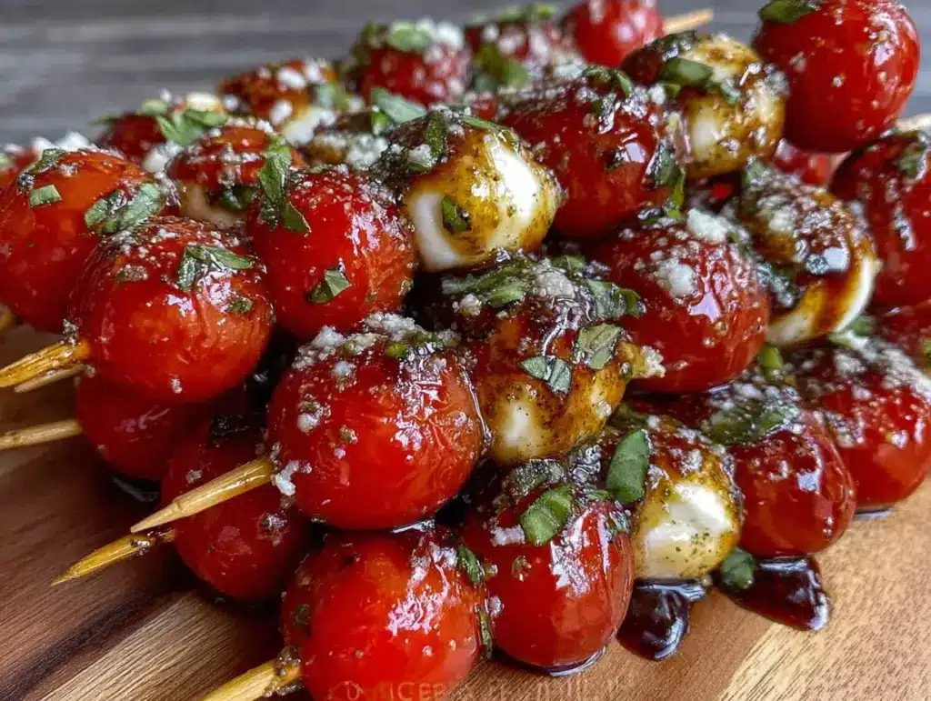 Easy Fresh Caprese Skewers - featured image