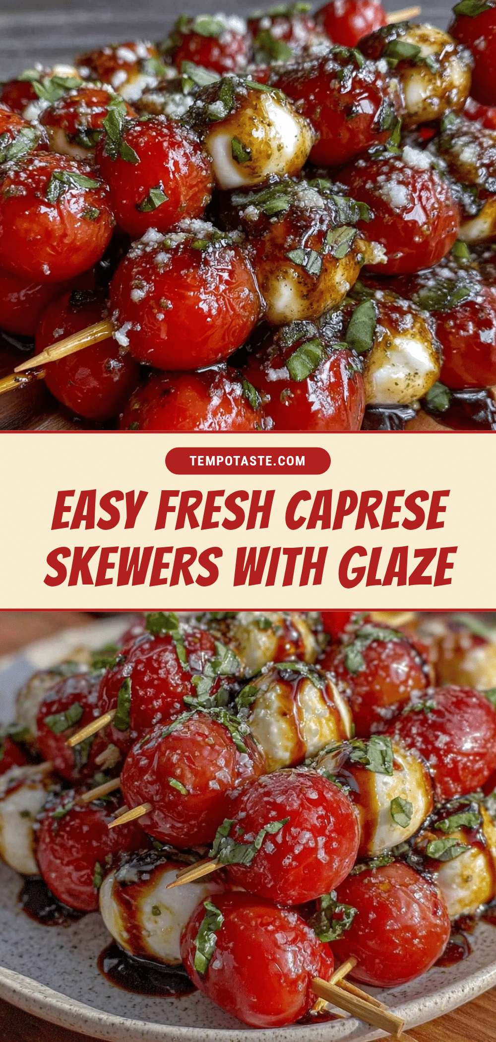 Easy Fresh Caprese Skewers recipe