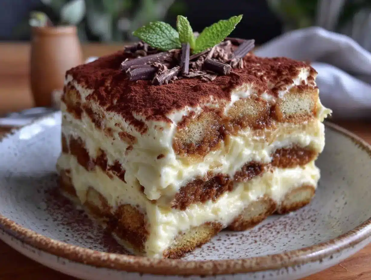 espresso tiramisu layer cake preparation steps