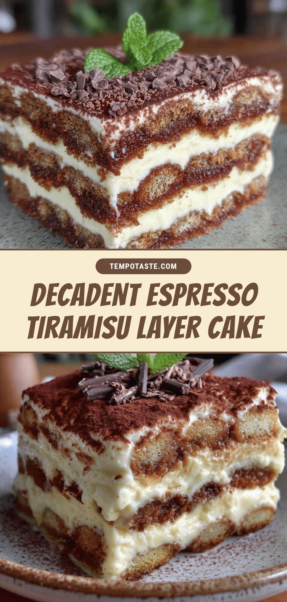 espresso tiramisu layer cake recipe