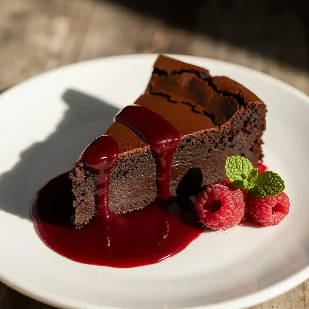 flourless chocolate torte preparation steps