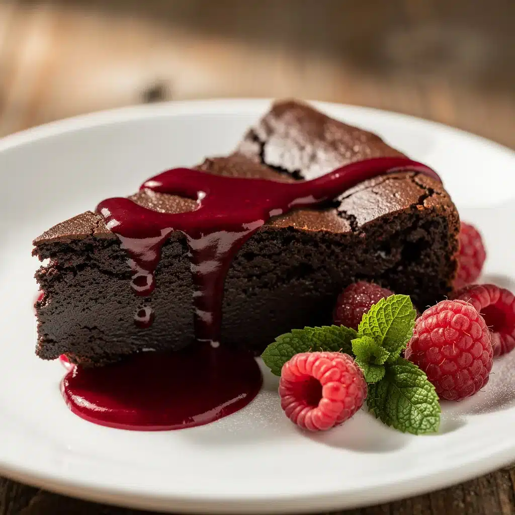flourless chocolate torte - featured image