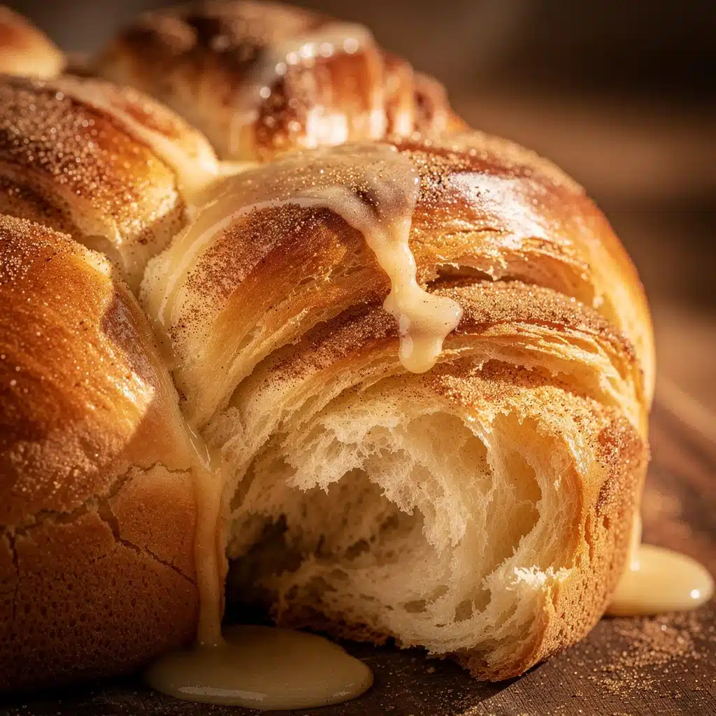 fluffy cinnamon sugar pull-apart bread - featured image