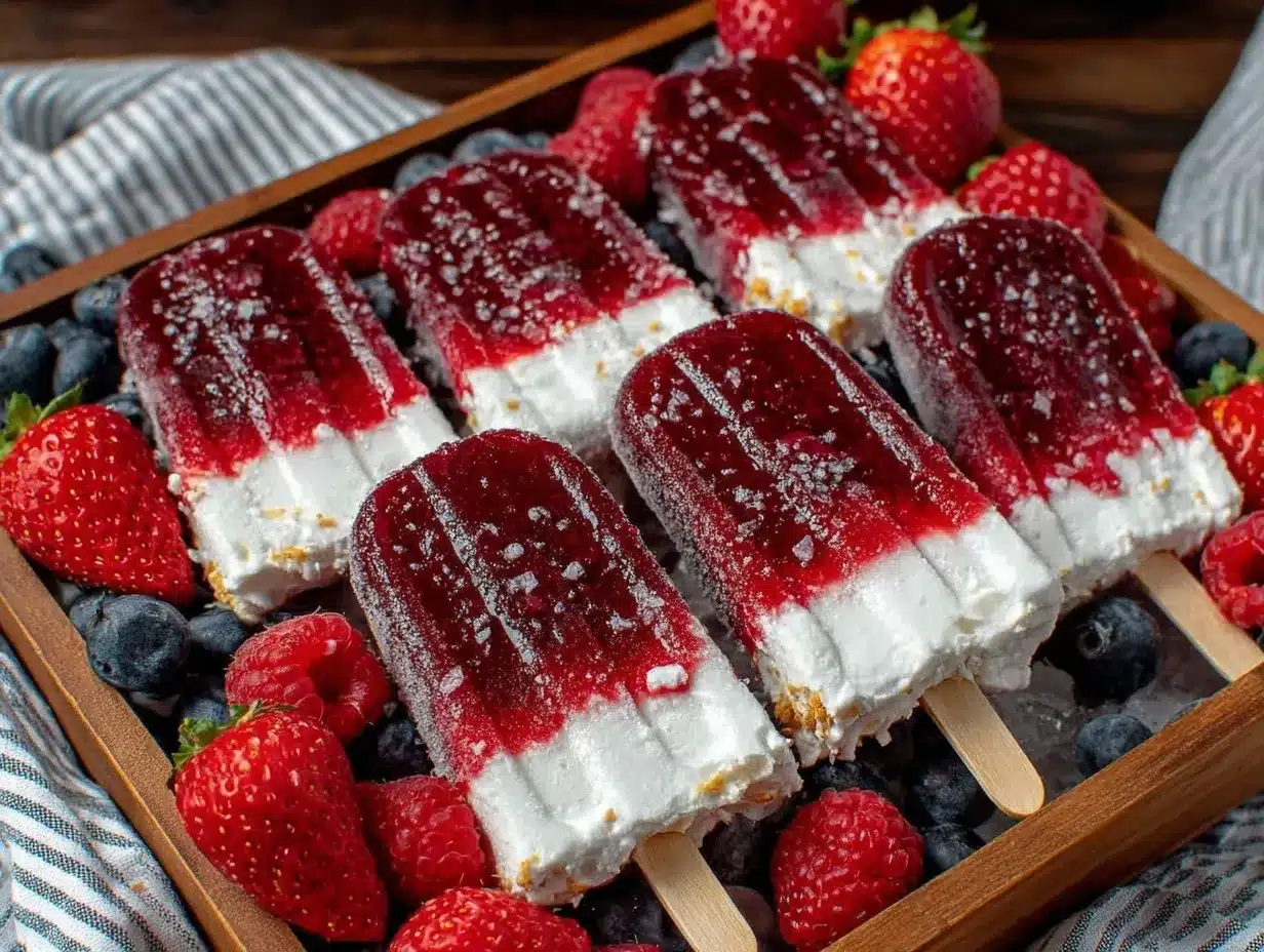 fresh firecracker popsicles preparation steps