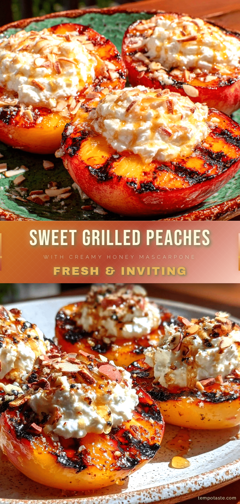 fresh grilled peaches recipe