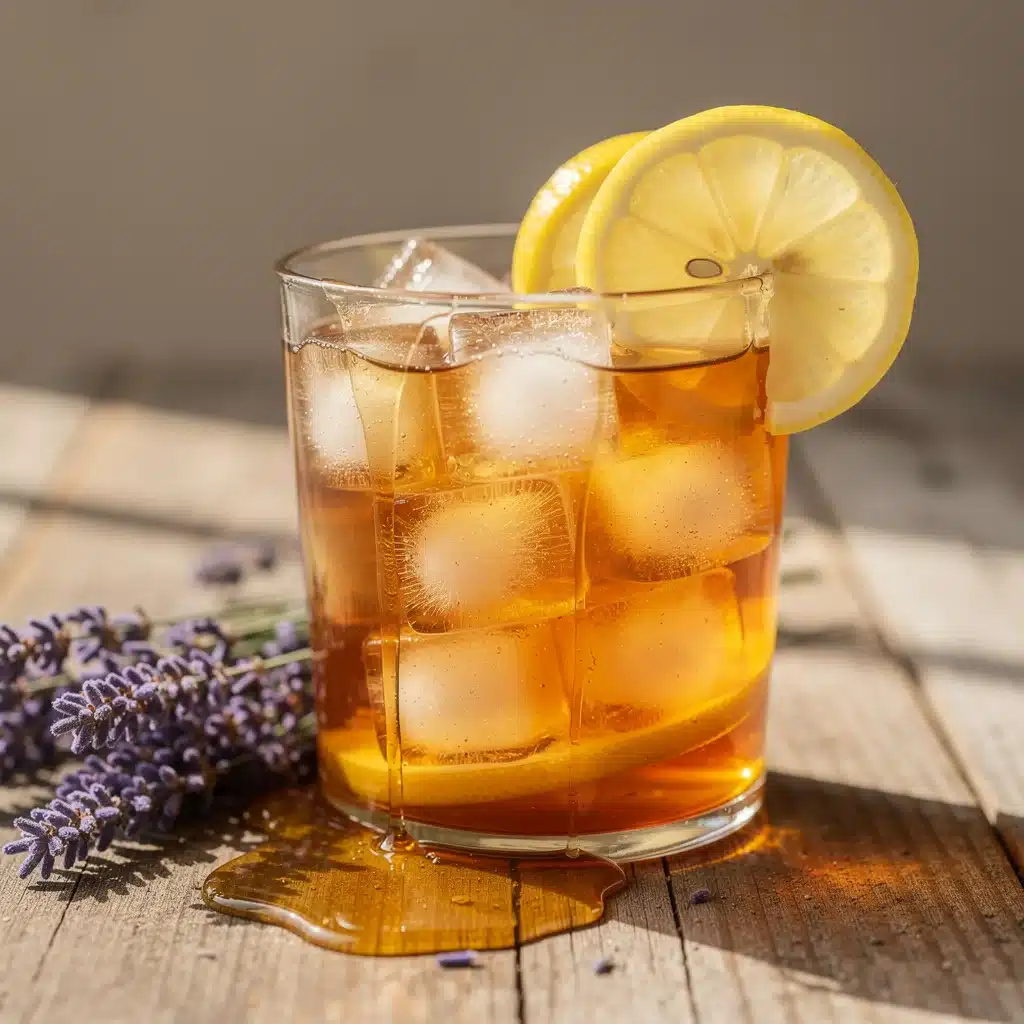 fresh lavender honey iced tea - featured image