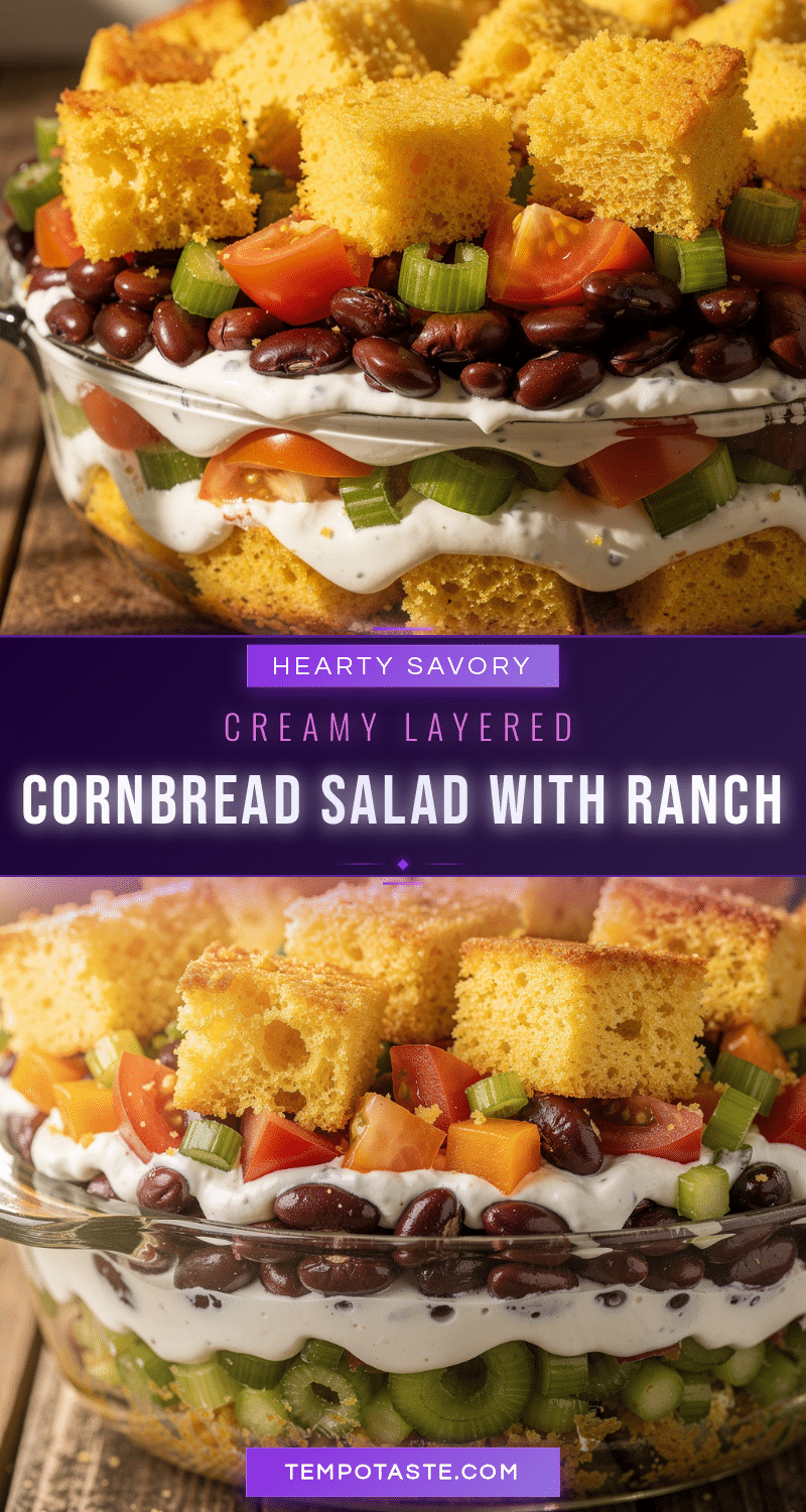 fresh layered cornbread salad recipe
