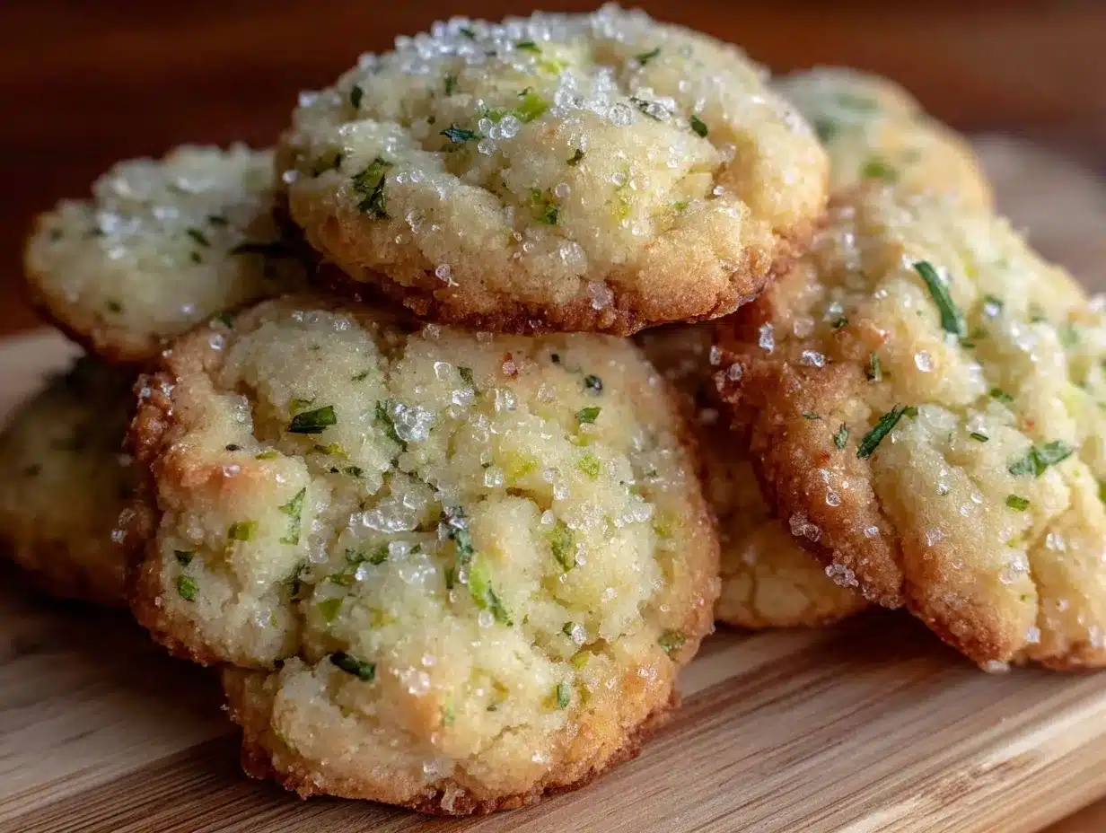 fresh lemon basil sugar cookies preparation steps
