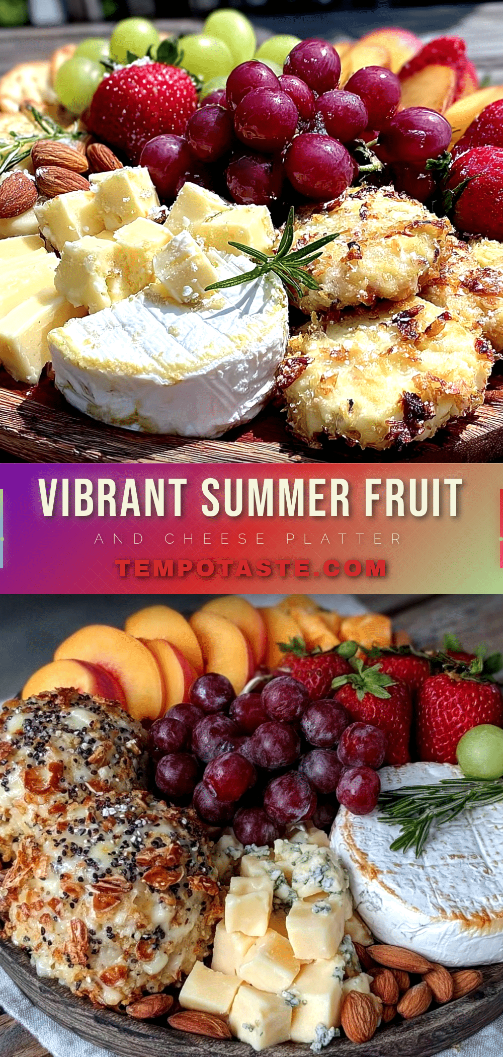 fresh summer fruit cheese grazing platter recipe