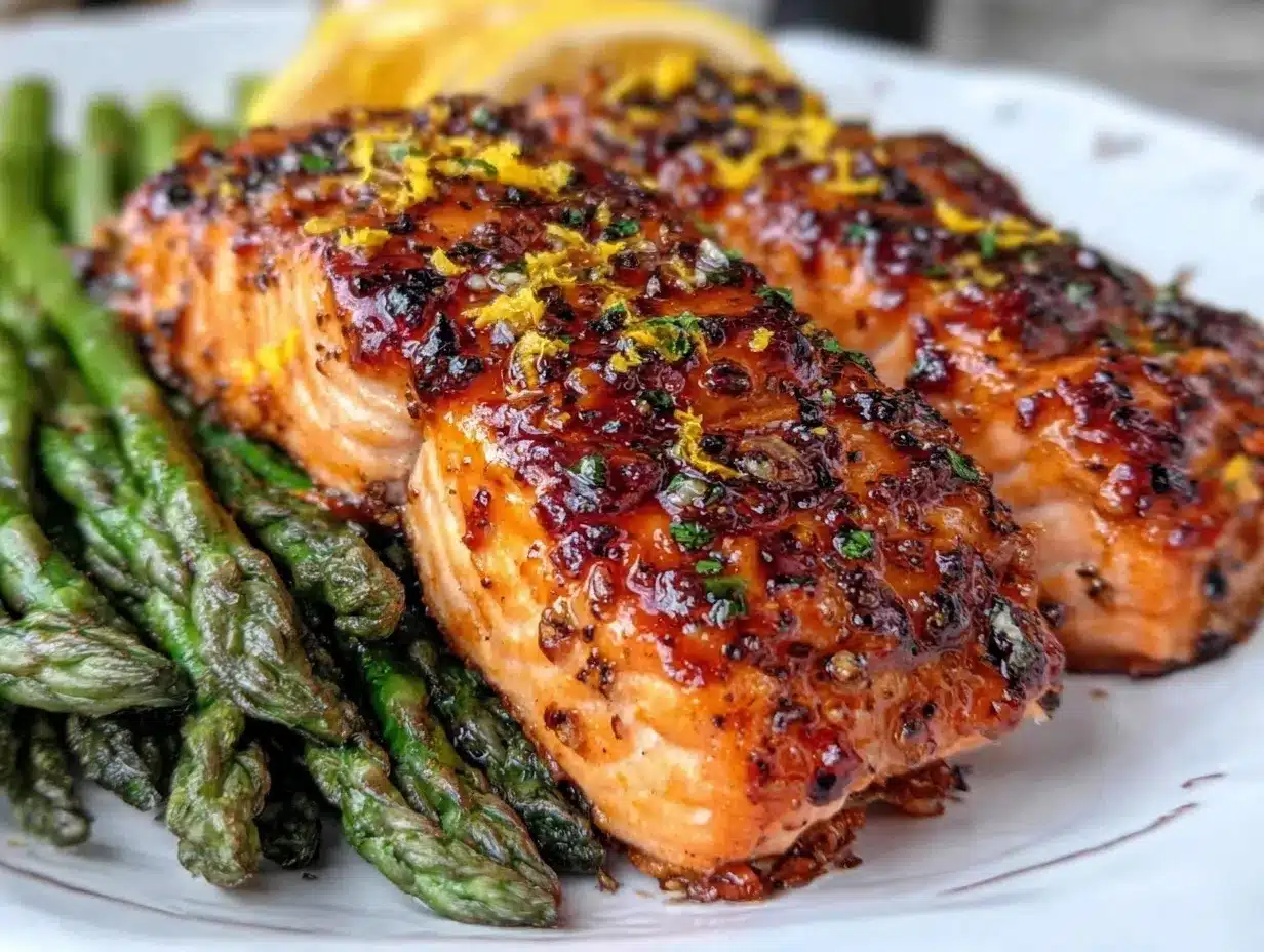 grilled lemon pepper salmon preparation steps