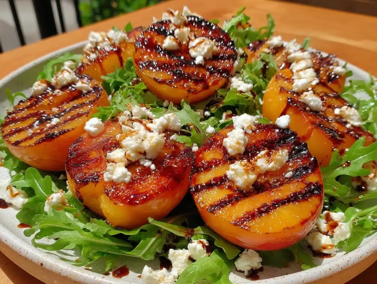 grilled nectarine salad preparation steps