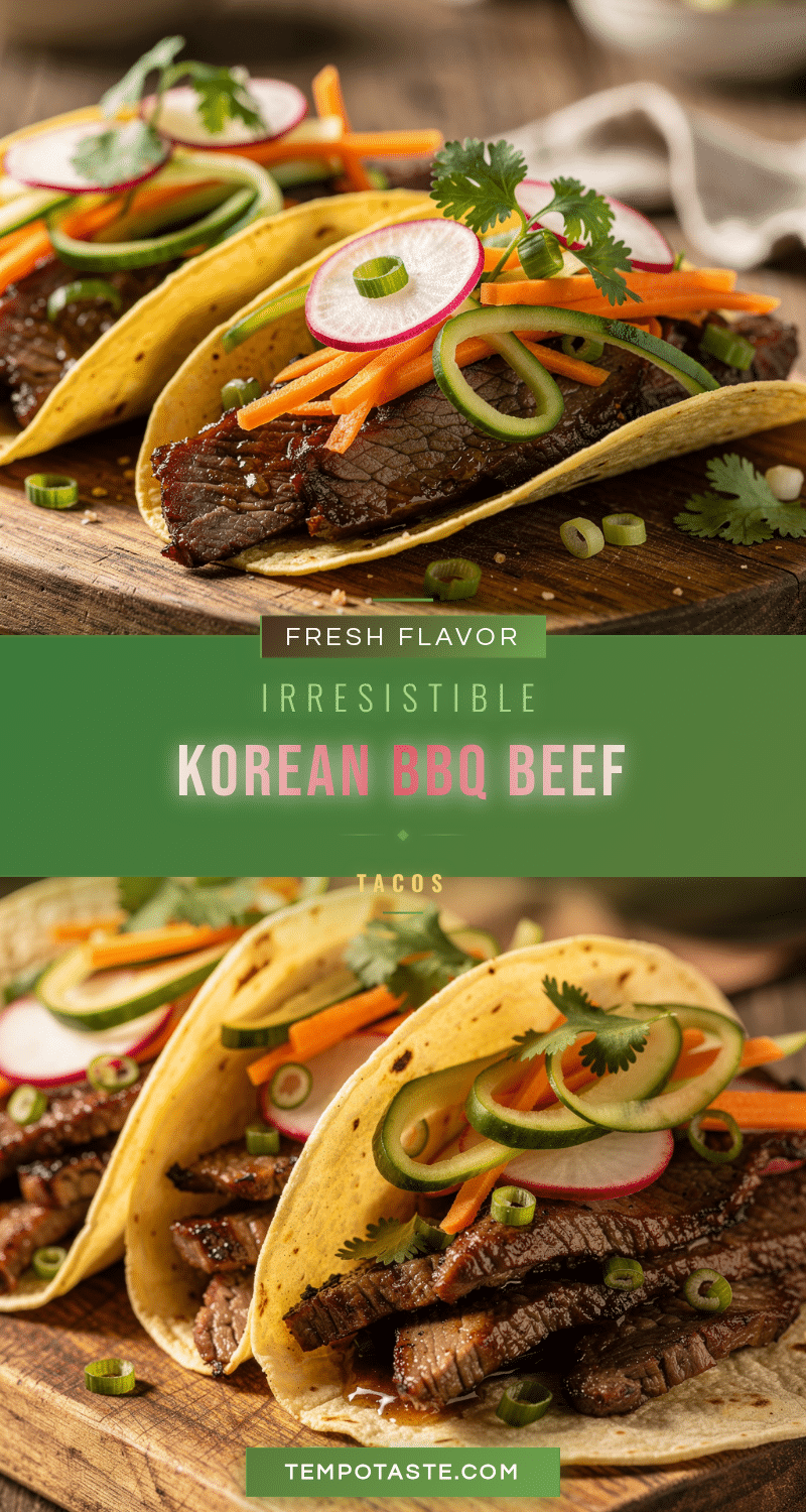 Korean BBQ beef tacos recipe