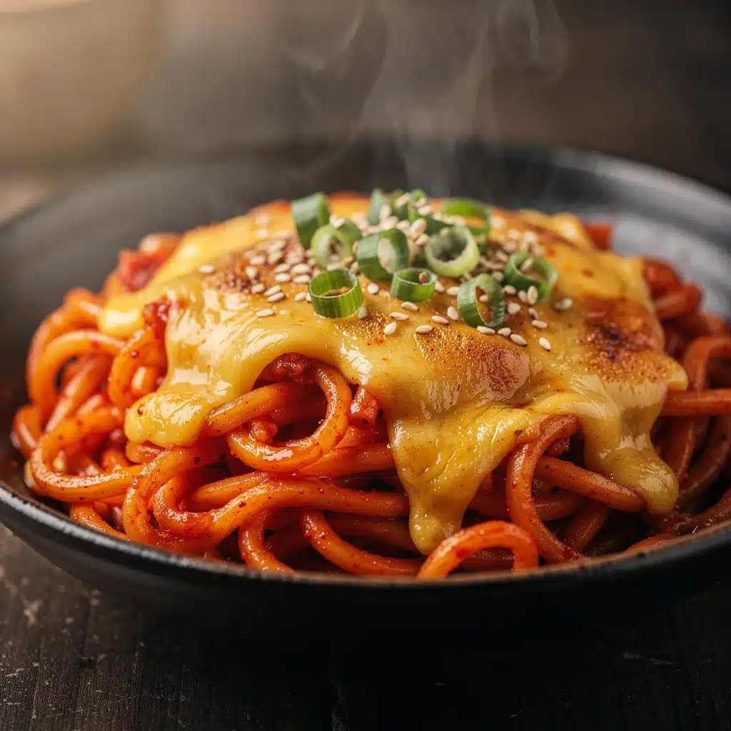 korean fire noodles - featured image