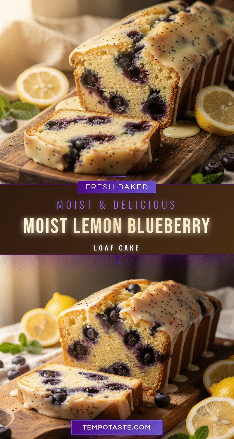 lemon blueberry loaf cake recipe
