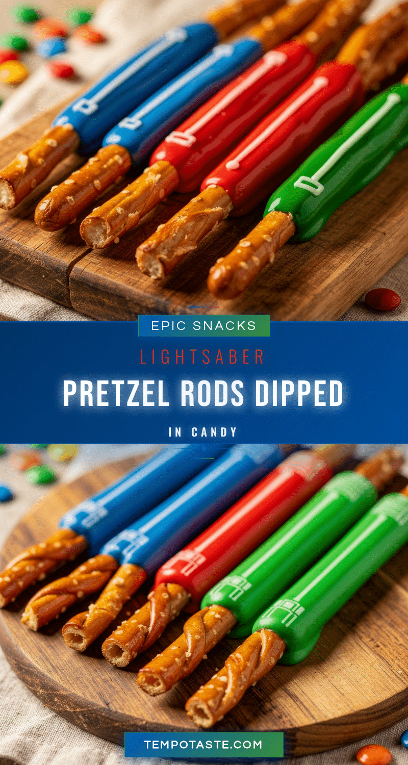 lightsaber pretzel rods recipe
