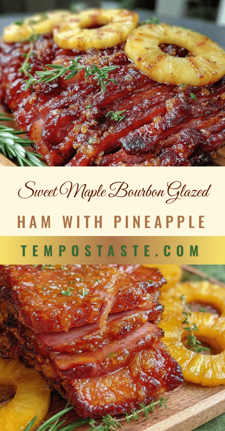 maple bourbon glazed ham recipe