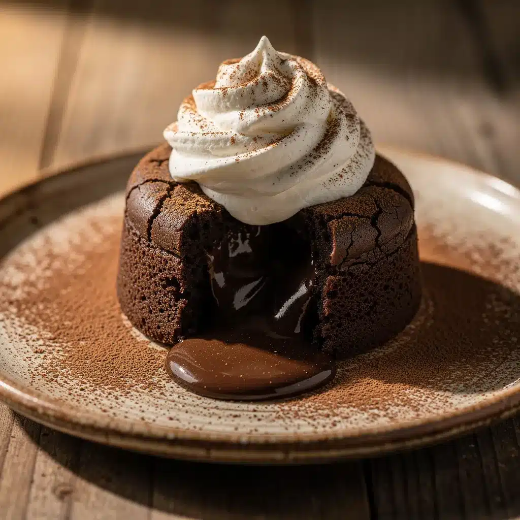 mexican hot chocolate lava cake preparation steps