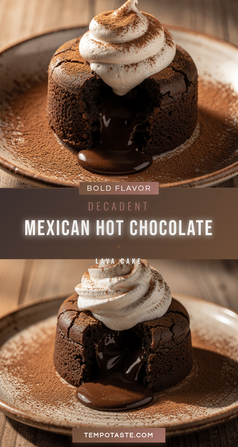 mexican hot chocolate lava cake recipe