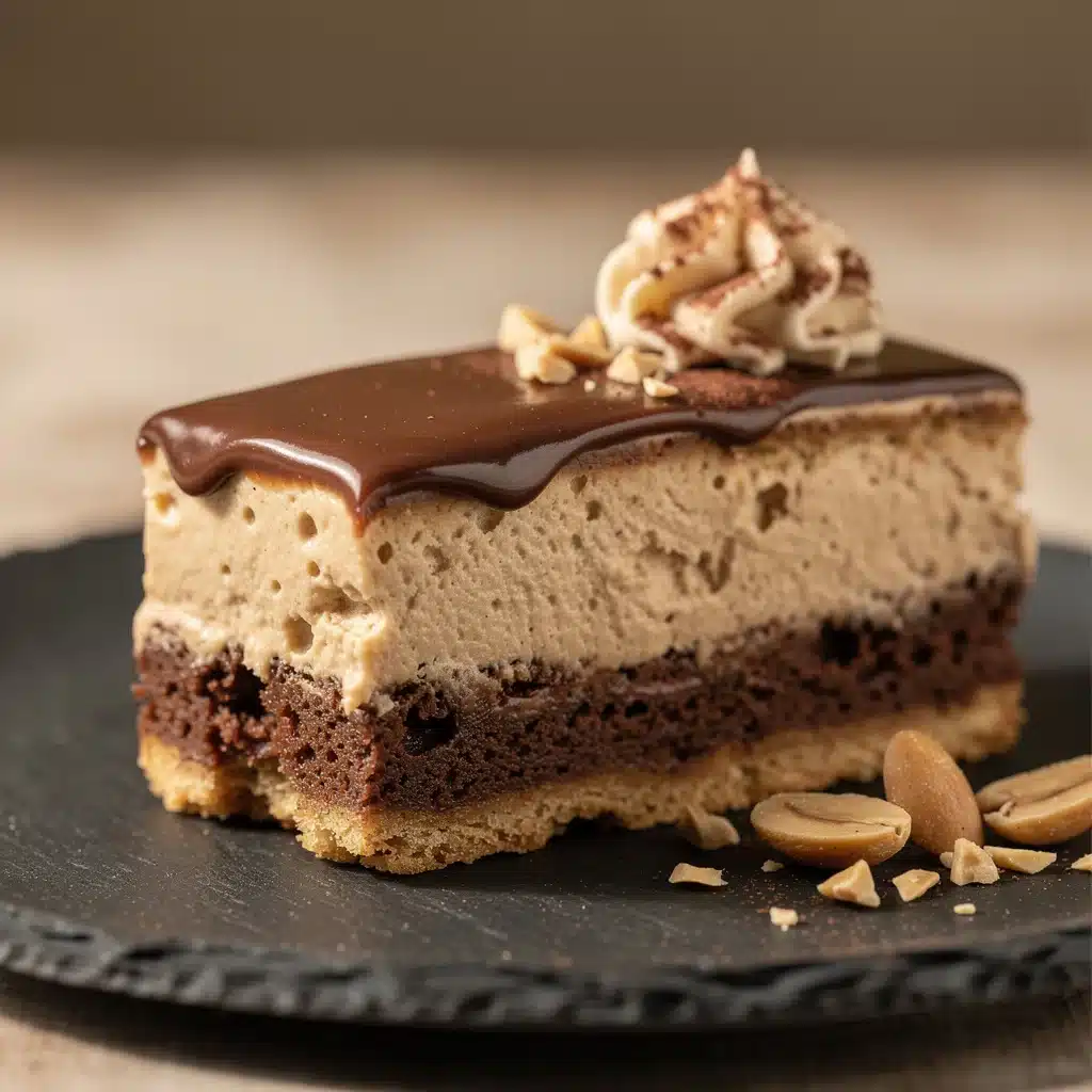 no-bake peanut butter chocolate eclair icebox cake - featured image