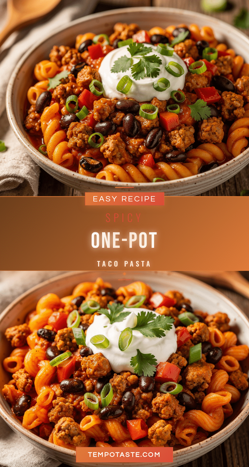 one-pot taco pasta recipe
