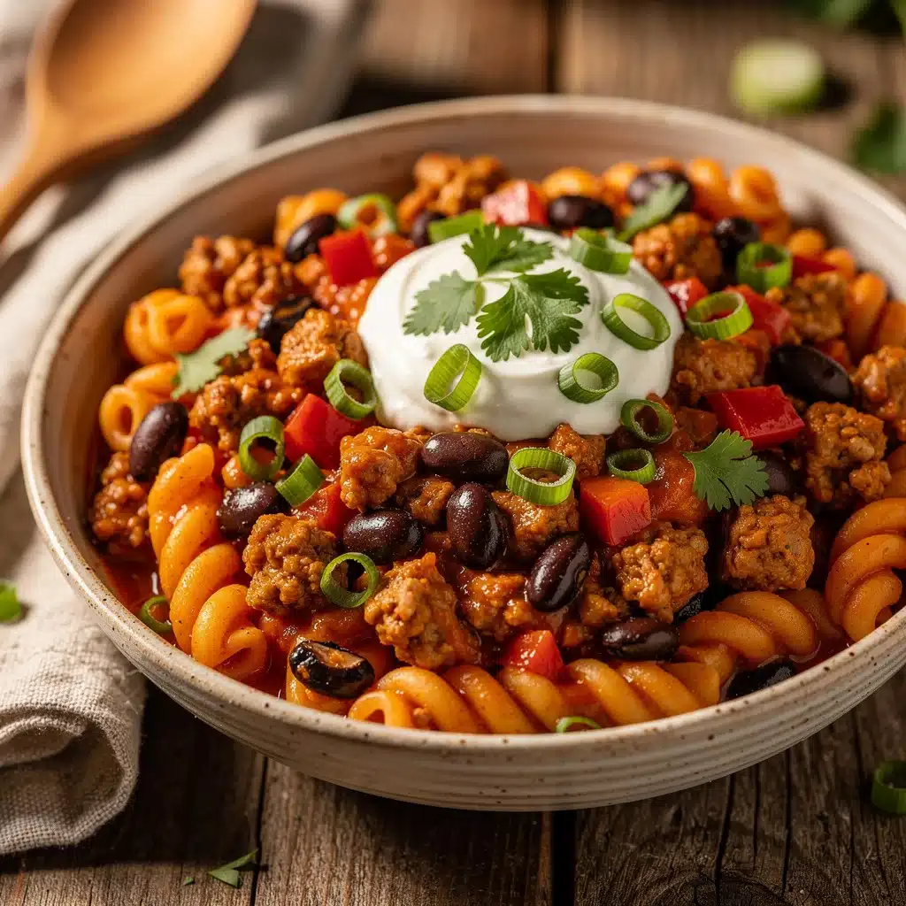 one-pot taco pasta - featured image