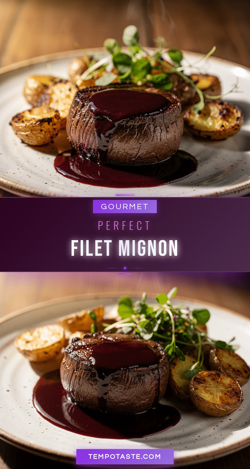 perfect filet mignon with red wine reduction recipe