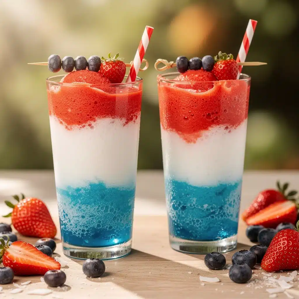 red white and blue frozen daiquiri - featured image