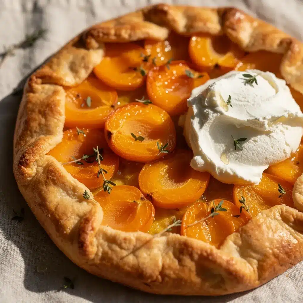 rustic apricot galette preparation steps