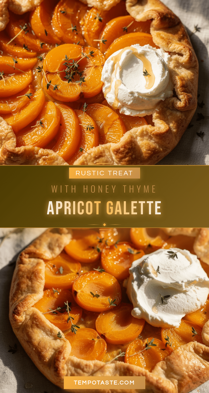 rustic apricot galette recipe